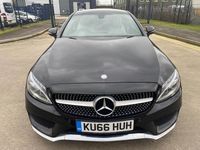 Used Mercedes C220 AMG line 170 HP (125 kW) 2016 Black Coupe