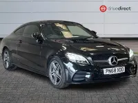 Used Mercedes C220 AMG line 194 HP (142 kW) 2018 Black Coupe