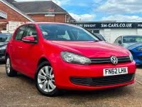 Used VW Golf VII Match 120 HP (88 kW) 2012 Red Hatchback