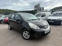 Used Nissan Note Acenta 88 HP (64 kW) 2009 Black Hatchback