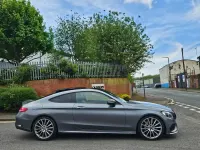 Używany Mercedes C220 AMG Line Premium 2017 Szary Coupe