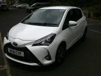 Used Toyota Yaris 2018 White Hatchback