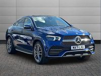 Used Mercedes GLE400 AMG Line Premium Plus 330 HP (242 kW) 2021 Blue Coupe