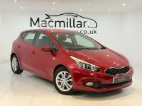 Used Kia Ceed 89 HP (65 kW) 2015 Red Hatchback