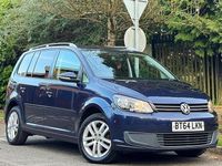 Used VW Touran SE 105 HP (77 kW) 2014 Blue MPV