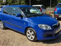 Used Skoda Fabia Sport 2009 Blue Hatchback