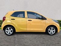 Used Kia Picanto 2021 Yellow Hatchback