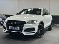 Used Audi Q3 Black Edition 184 HP (135 kW) 2017 White SUV
