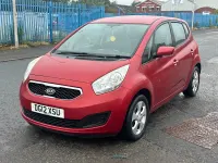Used Kia Venga 125 HP (91 kW) 2012 Red Hatchback