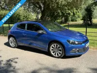 Used VW Scirocco GT 200 HP (147 kW) 2008 Blue Coupe