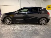 Used Mercedes A160 AMG line 102 HP (75 kW) 2017 Black Hatchback