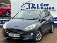 Used Ford Fiesta Zetec 85 HP (62 kW) 2018 Blue Hatchback