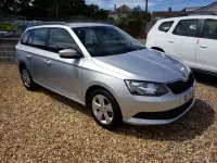 Used Skoda Fabia SE 95 HP (69 kW) 2018 Silver Estate
