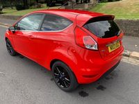 Used Ford Fiesta Zetec 2013 Red Hatchback
