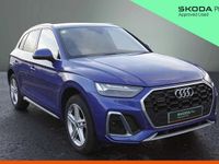 Used Audi Q5 S-Line 200 HP (147 kW) 2022 Blue SUV