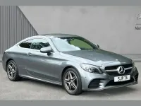 Used Mercedes C300 AMG line 254 HP (186 kW) 2022 Grey Coupe