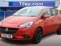 Used Vauxhall Corsa 75 HP (55 kW) 2019 Red Hatchback