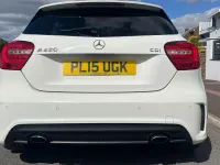 Used Mercedes A220 AMG 170 HP (125 kW) 2015 White Hatchback
