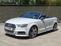 Used Audi S3 Cabriolet Advanced 300 HP (220 kW) 2019 White Cabriolet