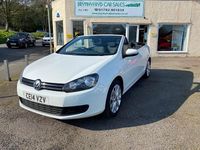 Used VW Golf Cabriolet SE 105 HP (77 kW) 2014 White Cabriolet