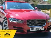 Used Jaguar XE Portfolio 180 HP (132 kW) 2018 Red Sedan