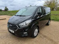 Used Ford Transit Custom Limited 130 HP (95 kW) 2023 Black Van
