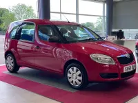 Used Skoda Roomster Drive 70 HP (51 kW) 2009 Red MPV
