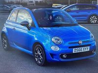 Used Fiat 500C S 69 HP (50 kW) 2016 Blue Cabriolet