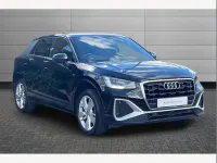 Used Audi Q2 S-Line 150 HP (110 kW) 2021 Mythos black SUV