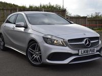 Used Mercedes A200 AMG line 136 HP (100 kW) 2018 Silver Hatchback