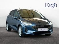 Used Ford Fiesta Titanium 100 HP (73 kW) 2023 Blue Hatchback