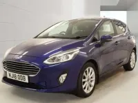 Usado Ford Fiesta Titanium 100 HP (73 kW) 2018 Azul Citadino