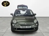 Used Fiat 500 69 HP (50 kW) 2009 Green Cabriolet