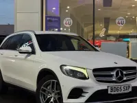 Used Mercedes GLC220 AMG line 170 HP (125 kW) 2015 White SUV