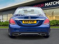 Used Mercedes C200 AMG Line Premium 2019 Blue Sedan
