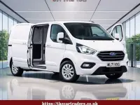 Begagnad Ford Transit Custom Limited 2021 Vit Van