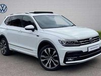 Used VW Tiguan Allspace R-line 150 HP (110 kW) 2020 White SUV