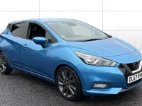 Used Nissan Micra Tekna 90 HP (66 kW) 2017 Blue Hatchback