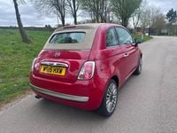Used Fiat 500 69 HP (50 kW) 2015 Red Cabriolet