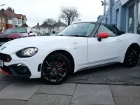 Used Abarth 124 Spider 168 HP (123 kW) 2019 White Cabriolet