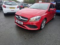 Used Mercedes A180 AMG line 109 HP (80 kW) 2017 Red Hatchback