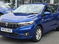 Used Dacia Sandero Comfort 91 HP (66 kW) 2022 Blue Hatchback