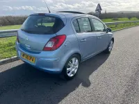 Used Vauxhall Corsa Design Edition 89 HP (65 kW) 2008 Blue Hatchback