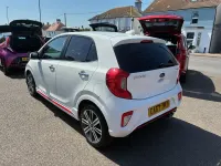 Used Kia Picanto GT-Line S 83 HP (61 kW) 2018 White Hatchback