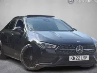 Used Mercedes CLA220 AMG line 190 HP (139 kW) 2022 Black Coupe