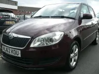 Begagnad Skoda Fabia SE 2012 Brun Halvkombi