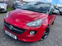 Used Vauxhall Adam S 70 HP (51 kW) 2017 Red Hatchback