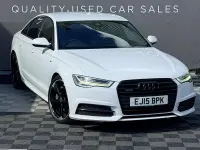 Used Audi A6 Black Edition 2015 White Sedan
