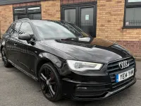 Used Audi A3 S-Line 2014 Black Hatchback