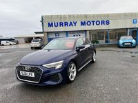 Used Audi A3 S-Line 150 HP (110 kW) 2021 Blue Hatchback